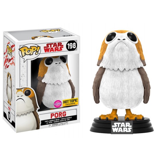 Funko Pop! Star Wars Porg Flocked Hot Topic Exclusive #198 Vinyl Figure