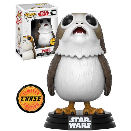 Funko Pop! Movies Star Wars Porg Chase #198 Vinyl Figure