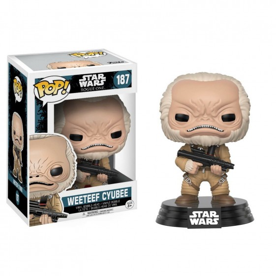 Funko Pop! Star Wars Rogue One Weeteef Cyubee #187 Vinyl Figure