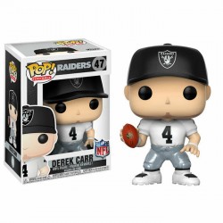 Funko Pop! NFL Oakland Raiders Derek Carr (White Jersey) #47 Vinyl Figure