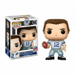 Funko Pop! NFL Dallas Cowboys Roger Staubach (White Jersey) #82 Vinyl Figure