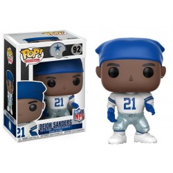 Funko Pop! NFL Dallas Cowboys Deion Sanders (White Jersey) #92 Vinyl Figure