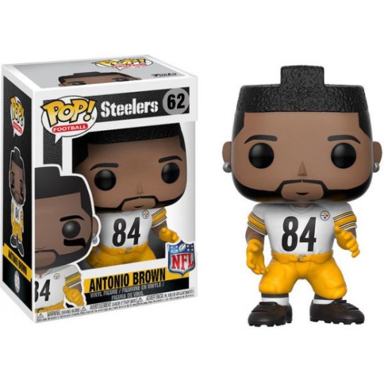 Funko Pop! NFL Steelers Antonio Brown #62 Vinyl Figure