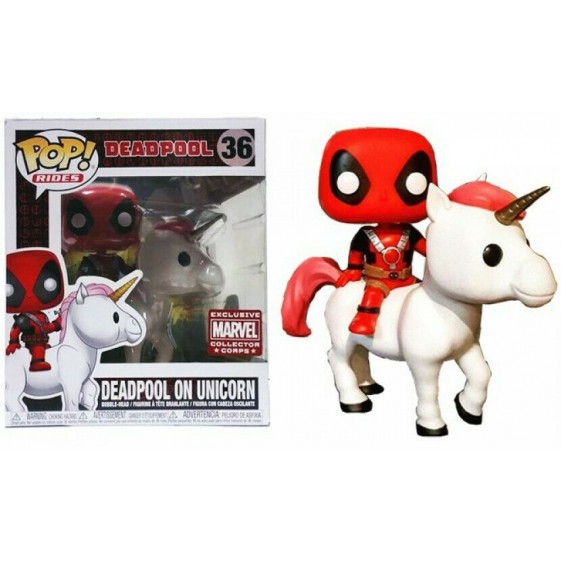 Funko Pop! Marvel Deadpool on Unicorn Marvel Collectors Corps Exclusive #36 Vinyl Figure