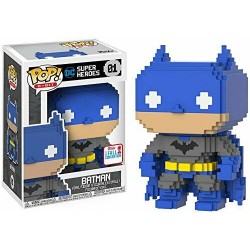 Funko Pop! DC Super Heroes 8 Bit Batman Fall Convention Exclusive #01 Vinyl Figure Funko Pop! DC Super Heroes 8 Bit Batman Fall Convention Exclusive #01 Vinyl Figure
