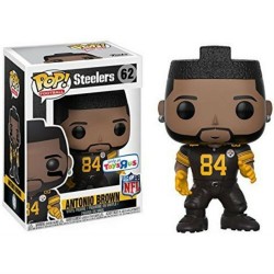 Funko Pop! NFL Steelers Antonio Brown Toys R Us Exclusive #62 Vinyl Figure Funko Pop! NFL Steelers Antonio Brown Toys R Us Exclusive #62 Vinyl Figure