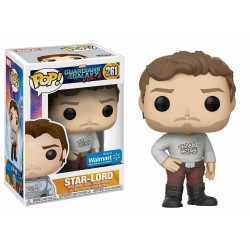 Funko Pop! Marvel Guardians of the Galaxy Star Lord Walmart Exclusive #261 Vinyl Figure Funko Pop! Marvel Guardians of the Galaxy Star Lord Walmart Exclusive #261 Vinyl Figure