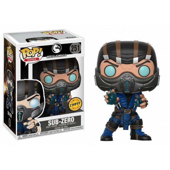 Funko Pop! Games Mortal Kombat X Sub Zero Chase #251 Vinyl Figure