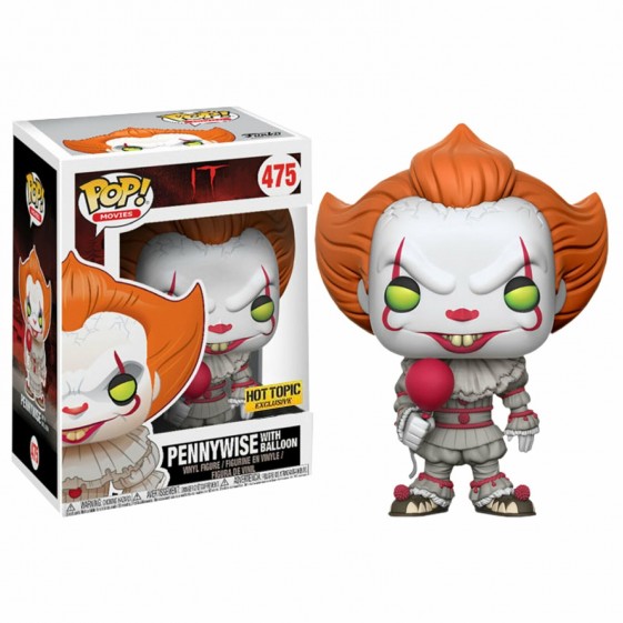Funko Pop! Movies IT Pennywise with Ballon Hot Topic Exclusive #475 Vinyl Figure