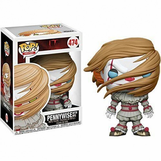 Funko Pop! Movies IT Pennywise with Wig Walmart Exclusive #474 Vinyl Figure