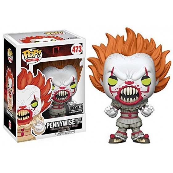 Funko Pop! Movies IT Pennywise with Teeth FYE Exclusive #473 Vinyl Figure