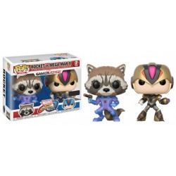 Funko Pop! Games Marvel Gamerverse Marvel vs Capcom Infinite Rocket(blue) vs Mega Man X Gamestop Exclusive Vinyl Figure Funko Pop! Games Marvel Gamerverse Marvel vs Capcom Infinite Rocket(blue) vs Mega Man X Gamestop Exclusive Vinyl Figure
