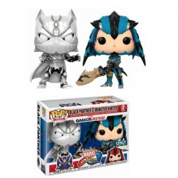 Funko Pop! Games Marvel Gamerverse Marvel vs Capcom Infinite Black Panther(white) vs Monster Hunter Best Buy Exclusive Vinyl Figure Funko Pop! Games Marvel Gamerverse Marvel vs Capcom Infinite Black Panther(white) vs Monster Hunter Best Buy Exclusive Vinyl Figure