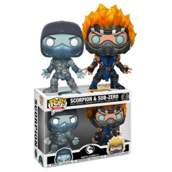 Funko Pop! Games Mortal Kombat X Scorpion and Sub Zero Gamestop Exclusive Vinyl Figure