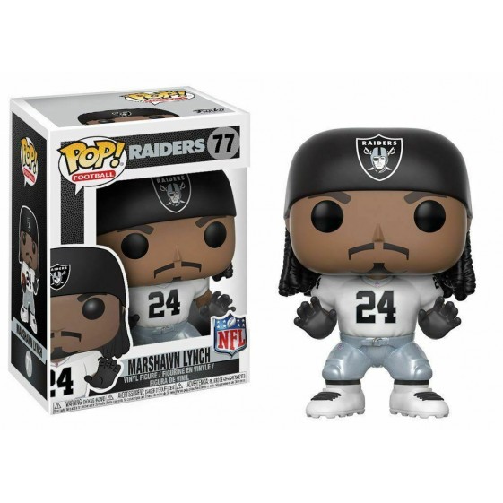 Funko Pop! NFL Raiders Marshawn Lynch #77 Vinyl Figure