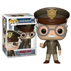 Funko Pop! Marvel Captain America Stan Lee Walmart Exclusive #282 Vinyl Figure Funko Pop! Marvel Captain America Stan Lee Walmart Exclusive #282 Vinyl Figure