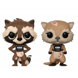 Funko Pop! Games Marvel Gamerverse Guardians of the Galaxy The Tell Tale Series Rocket vs Lylla Vinyl Figure Funko Pop! Games Marvel Gamerverse Guardians of the Galaxy The Tell Tale Series Rocket vs Lylla Vinyl Figure