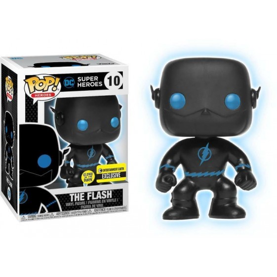 Funko Pop! DC Heroes The Flash Glow in the Dark Entertainment Earth Exclusive #10 Vinyl Figure