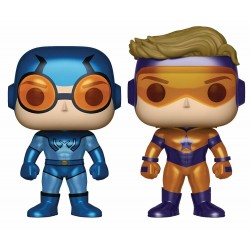 Funko Pop! DC Heroes Blue Beetle and Booster Gold PX Previews Exclusive Vinyl Figure