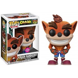 Funko Pop! Games Crash Bandicoot Flocked Gamestop Exclusive #273 Vinyl Figure Funko Pop! Games Crash Bandicoot Flocked Gamestop Exclusive #273 Vinyl Figure