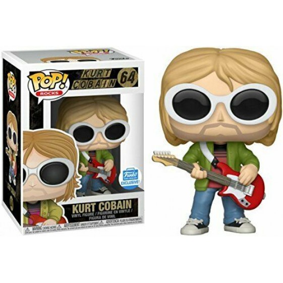 Funko Pop! Rocks Kurt Cobain Funko Exclusive #64 Vinyl Figure