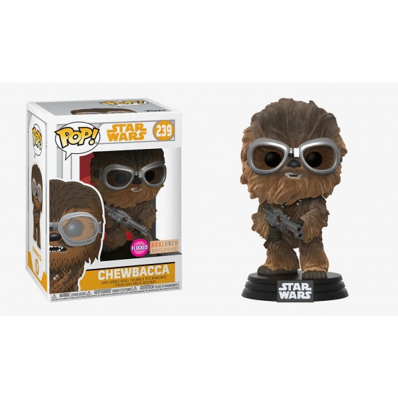 Funko Pop! Star Wars Chewbacca Flocked Box Lunch Exclusive #239 Vinyl Figure