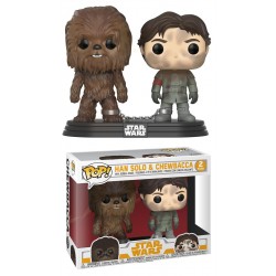 Funko Pop! Movies Star Wars Han Solo and Chewbaca Star Wars Smugglers Bounty Exclusive Vinyl Figure Funko Pop! Movies Star Wars Han Solo and Chewbaca Star Wars Smugglers Bounty Exclusive Vinyl Figure