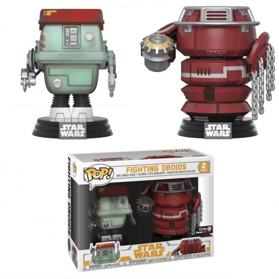 Funko Pop! Movies Star Wars Fighting Droids Game Stop Exclusive Vinyl Figure