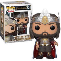 Funko Pop! Movies The Lord of the Rings King Aragorn Barnes & Noble Exclusive #534 Vinyl Figure Funko Pop! Movies The Lord of the Rings King Aragorn Barnes & Noble Exclusive #534 Vinyl Figure