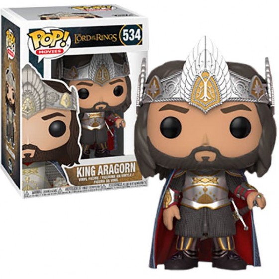Funko Pop! Movies The Lord of the Rings King Aragorn Barnes & Noble Exclusive #534 Vinyl Figure