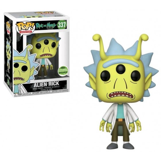 Funko Pop! Rick and Morty Alien Rick Spring Convention Exclusive #337 Vinyl Figure