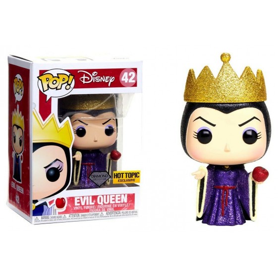 Funko Pop! Disney Evil Queen Diamond Collection Hot Topic Exclusive #42 Vinyl Figure