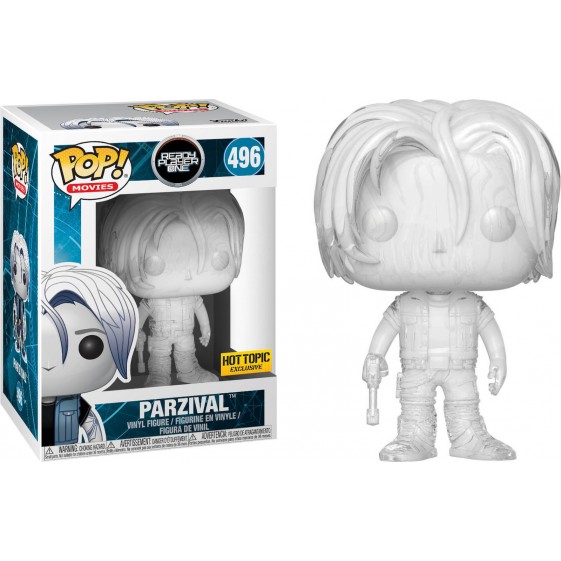 Funko Pop! Ready Player One Parzival (Clear) Hot Topic Exclusive #496 Vinyl Figure