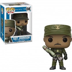 Funko Pop! Games Halo Sgt Johnson #08 Vinyl Figure