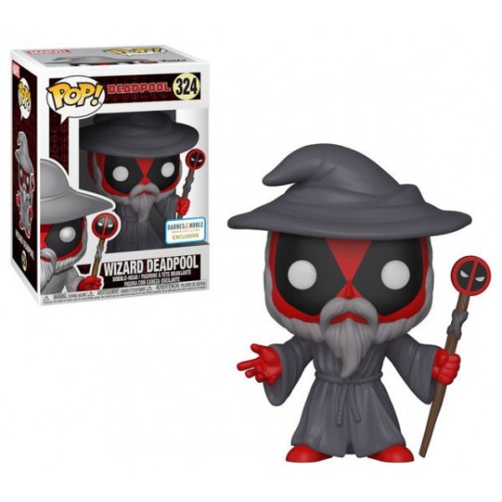 Funko Pop! Marvel Wizard Deadpool Barnes and Noble Exclusive #324 Vinyl Figure