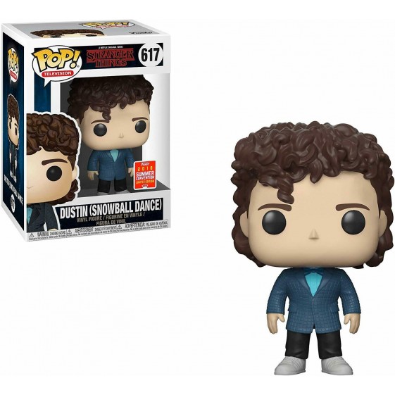 Funko Pop! Television Stranger Things Dustin (Snowball Dance) 2018 Funko Summer Convention Limited Edition #617 Vinyl Figure