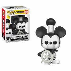 Funko Pop! Disney Mickey 90 Years Steamboat Willie #425 Vinyl Figure Funko Pop! Disney Mickey 90 Years Steamboat Willie #425 Vinyl Figure
