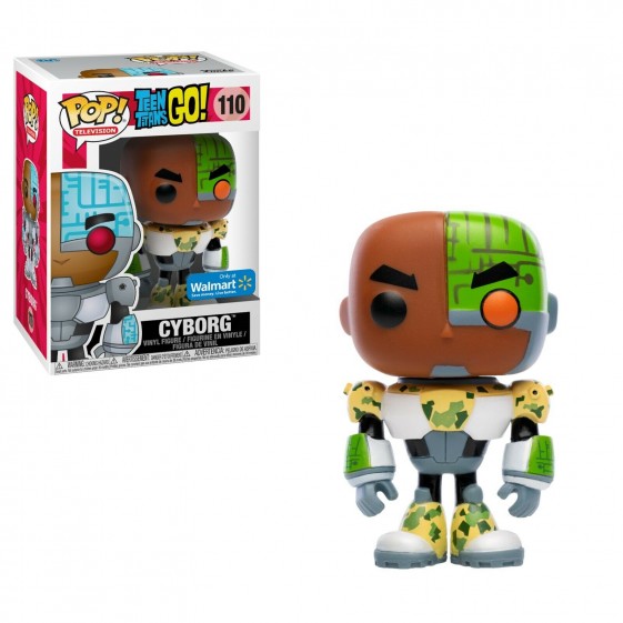 Funko Pop! Teen Titans Go Cyborg Walmart Exclusive #110 Vinyl Figure