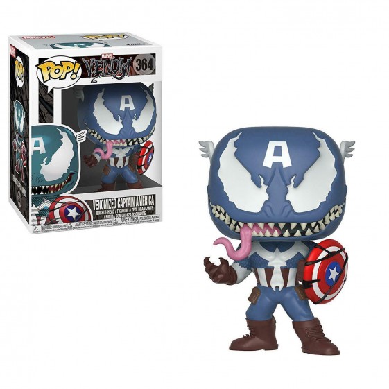 Funko Pop! Marvel Venom Venomized Captain America #364 Vinyl Figure