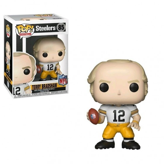 Funko Pop! NFL Pittsburgh Steelers Terry Bradshaw (White Jersey) #85 Vinyl Figure