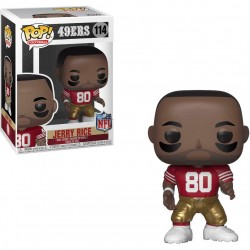 Funko Pop! NFL San Francisco 49ers Jerry Rice (Red Jersey) #114 Vinyl Figure