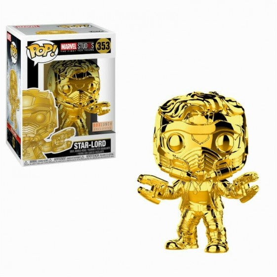 Funko Pop! Marvel Star Lord Gold Box Lunch Exclusive #353 Vinyl Figure