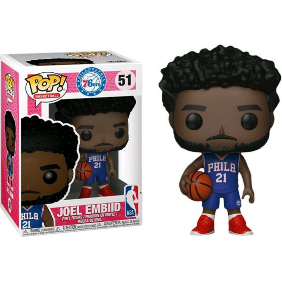 Funko Pop! NBA Philadelphia 76ers Joel Embiid #51 Vinyl Figure