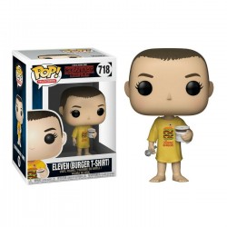 Funko Pop! Television Stranger Things Eleven (Burger T-Shirt) #718 Vinyl Figure Funko Pop! Television Stranger Things Eleven (Burger T-Shirt) #718 Vinyl Figure