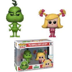 Funko Pop! The Grinch The Grinch and Cindy Lou Who Barnes and Noble Exclusive Vinyl Figure Funko Pop! The Grinch The Grinch and Cindy Lou Who Barnes and Noble Exclusive Vinyl Figure