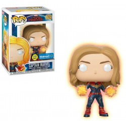 Funko Pop! Marvel Captain Marvel Glow in the Dark Walmart Exclusive #432 Vinyl Figure