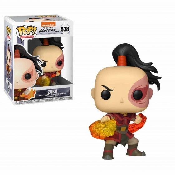 Funko Pop! Avatar Zuko #538 Vinyl Figure