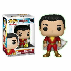 Funko Pop! DC Heroes Shazam Glow in the Dark Hot Topic Exclusive #260 Vinyl Figure