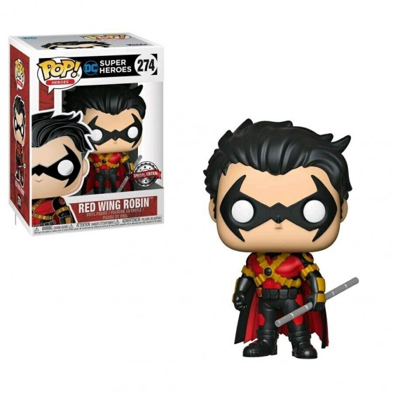 Funko Pop! DC Heroes Red Wing Robin Special Edition #274 Vinyl Figure