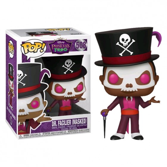 Funko Pop! Disney The Princess and the Frog Dr. Facilier (Masked) Box Lunch Exclusive #508 Vinyl Figure